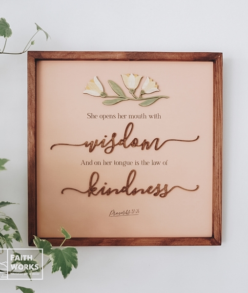 Snowdrop flower (wisdom and kindness)