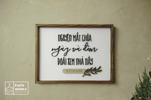 Nguyện mắt Chúa ngày và đêm đoái xem nhà này [II sử-ký 6:20B]