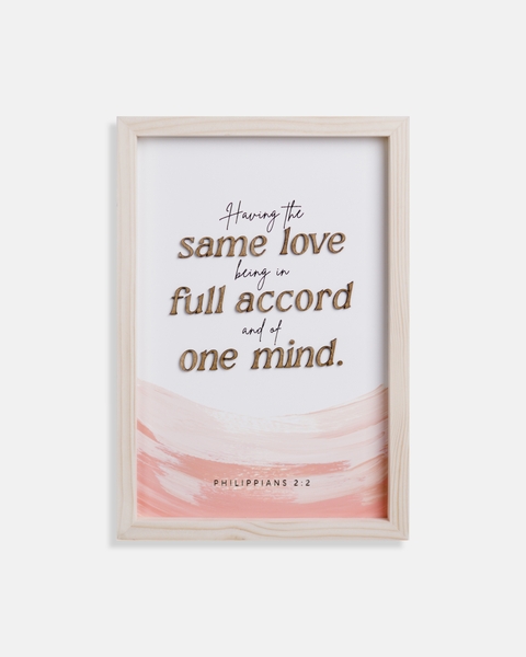 Same love [Philippians 2:2]