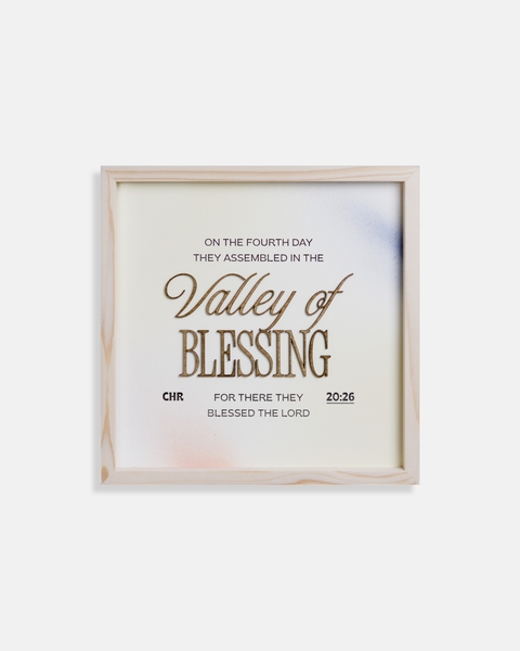 Valley of blesing [2 Chronicles 20:26]