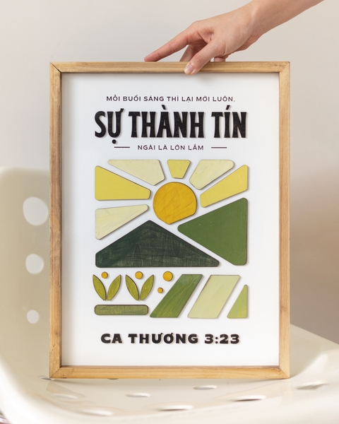 Sự thành tín Ngài lớn lắm [Ca thương 3:23]