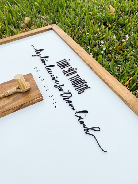 Thập tự bện dây cho lễ cưới - Unity Cross