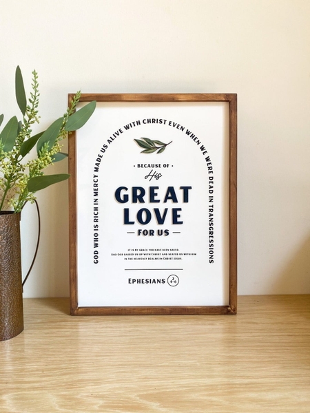 Great love [Ephesians 2:4-6]
