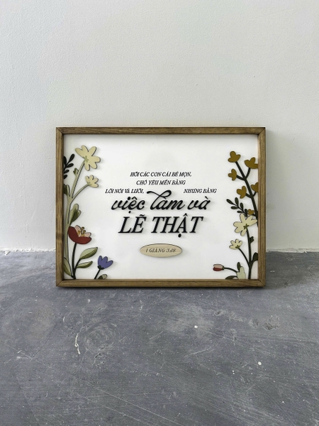 Camellia Garden | Việc làm và lẽ thật | Joshua chữ nhật