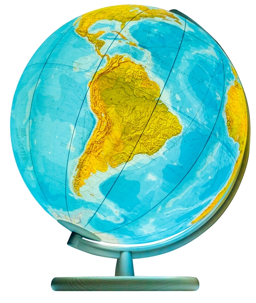COLUMBUS DUO COUNT illuminated 30cm globe