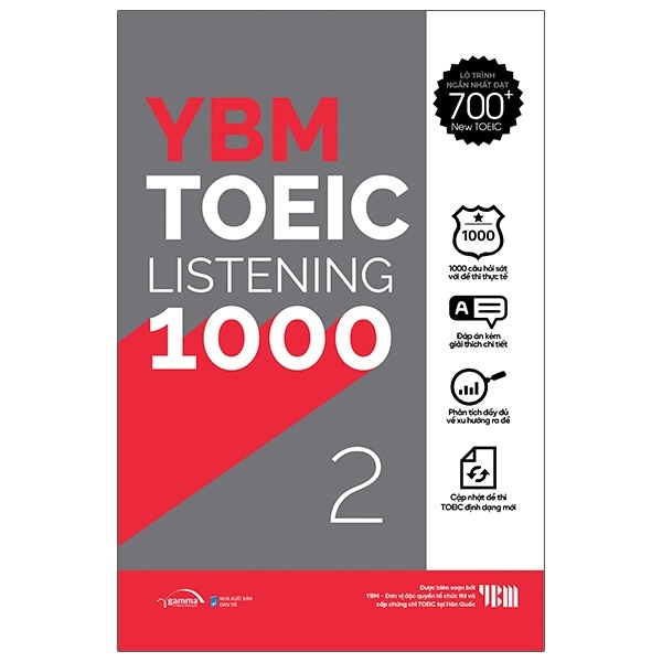 Sách - YBM Actual Toeic Tests LC 1000 - Vol 2
