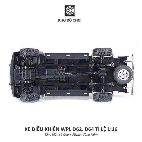 Ô tô điều khiển WPL D62-1 RWD, D64-1 4WD - RTR [TẶNG BIỂN + STICKER ...