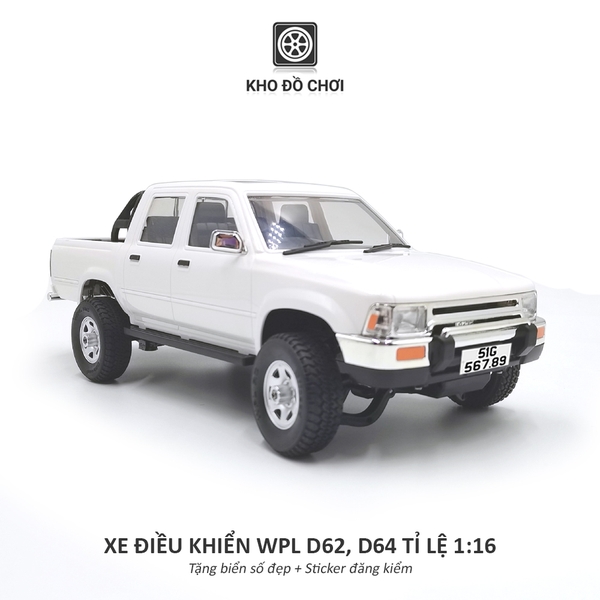 Ô tô điều khiển WPL D62-1 RWD, D64-1 4WD - RTR [TẶNG BIỂN + STICKER ...