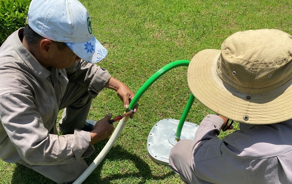 Giải pháp tưới nước khu vực Green