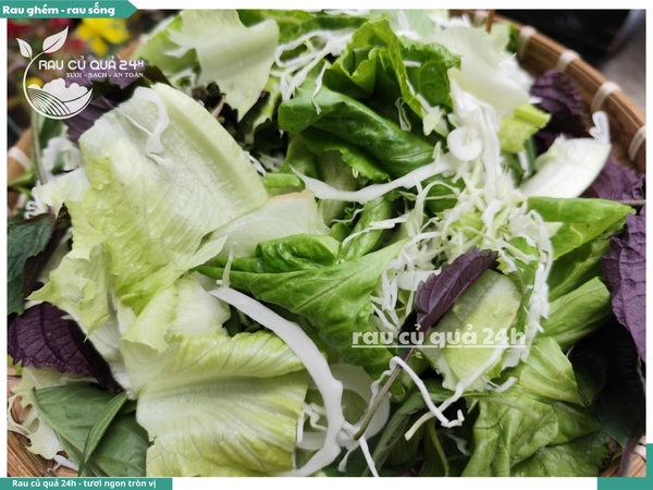 Combo rau sống - rau ghém khoảng 300g