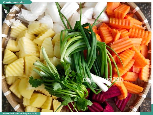 Combo canh súp khoảng 350 - 500g