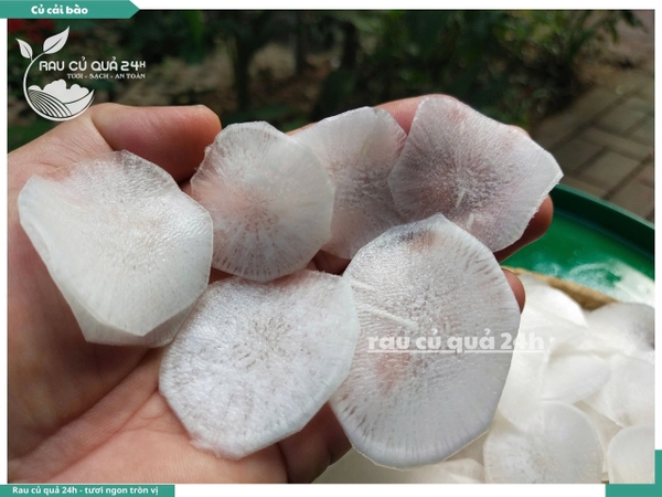 Củ cải bào mỏng khoảng 350 - 500g