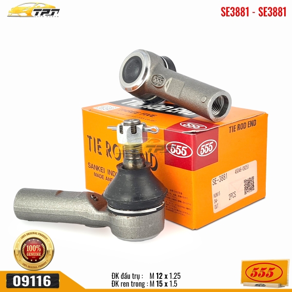 SE3881 - 81 |  Cặp Rô Tuyn Lái NGOÀI Toyota INNOVA 06-16 Toyota HILUX 05-15 555 - Japan