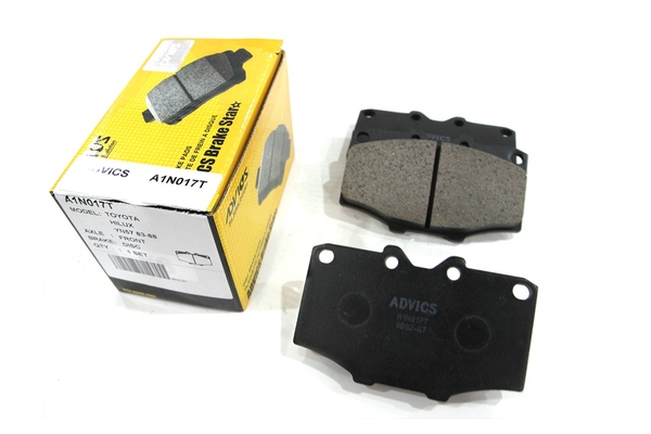 A1N017T - Bố Thắng - Má Phanh TRƯỚC Toyota LAND CRUISER 2.4 3.4 4.2 80-93 ADVICS - Japan