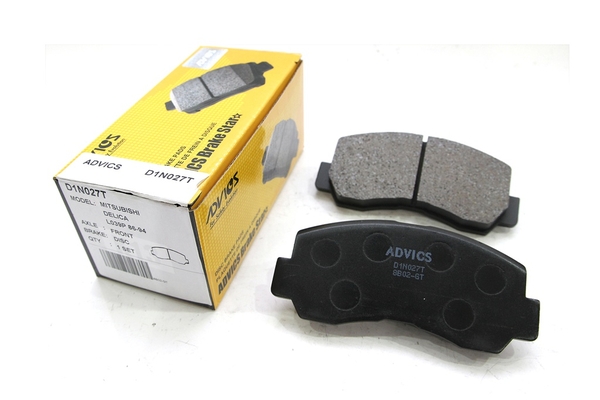 D1N027T - Bố Thắng - Má Phanh TRƯỚC Mitsubishi PAJERO 82-90 L300 83-86 GALANT 1.6 81- ADVICS - Japan