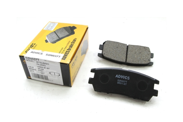 D2N037T - Bố Thắng - Má Phanh SAU Mitsubishi PAJERO V2 V3 V4 91-07 ADVICS - Japan