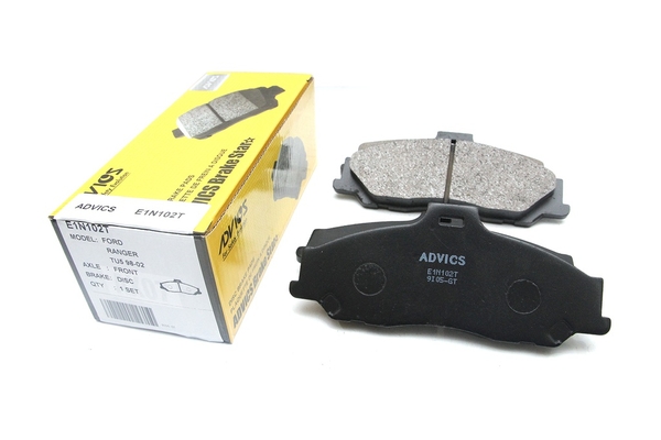E1N102T - Bố Thắng / Má Phanh TRƯỚC Ford RANGER 2.5 01-11 ADVICS - Japan