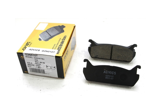 G2N010T - Bố Thắng - Má Phanh SAU Daihatsu TERIOS VN 1.3 98-06 Mitsubishi LANCER VN 1.6 89-94 ADVICS - Japan