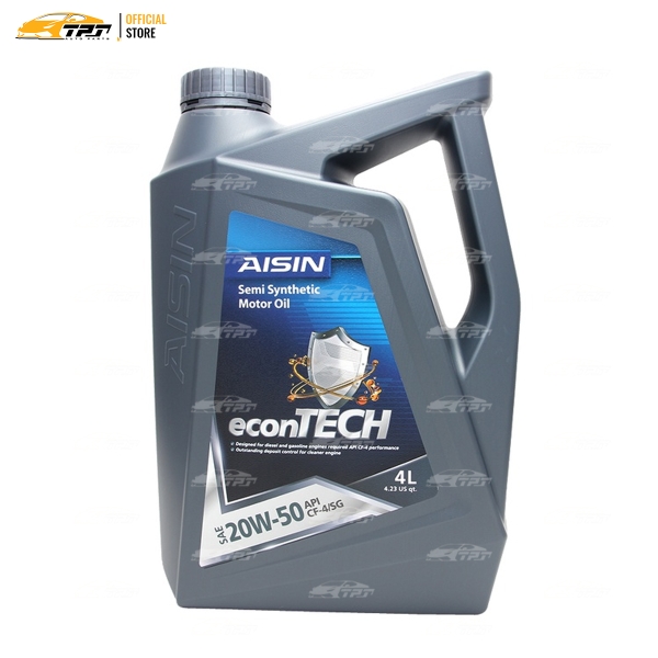 20W-50 CF4/SG - Nhớt Động Cơ Semi Synthetic ECSF2054PN [4 Lít] AISIN - Japan