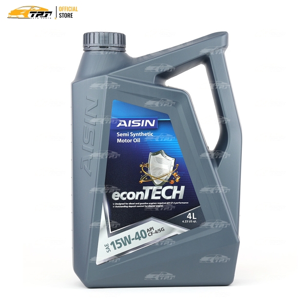 15W-40 CF4/SG Nhớt Động Cơ Semi Synthetic ECS Formula ECSF1544PN [4 Lít] AISIN - Japan