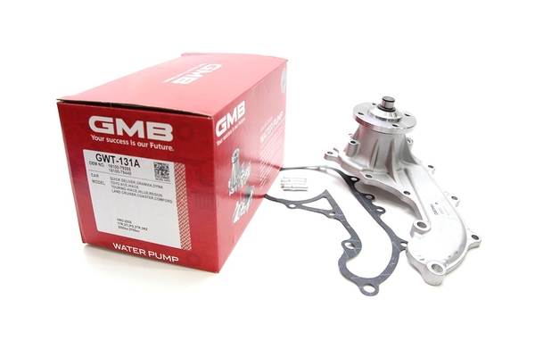 GWT131A Bơm Nước Toyota FORTUNER VN 2.7 Xăng 09- HIACE VN 2.7 Xăng 04-INNOVA VN 2.0 Xăng 06-LAND CRUISER PRADO 2.7 Xăng 96- GMB - Japan