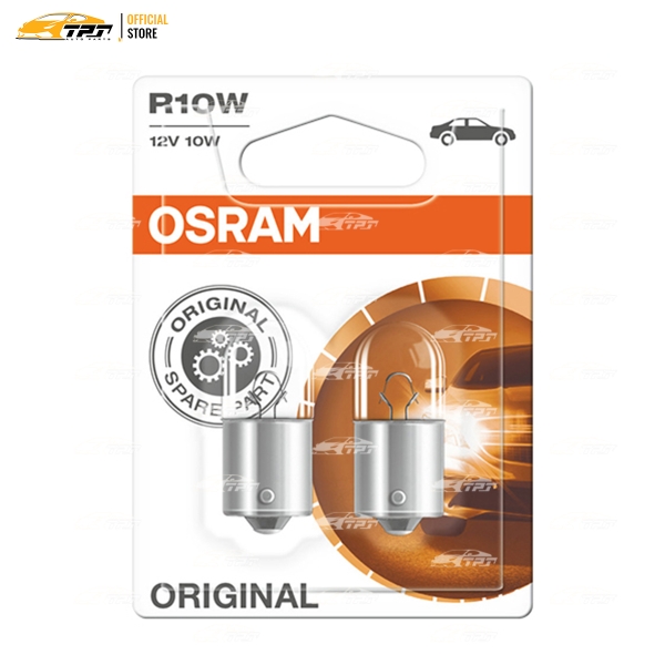 500802B Bóng Đèn Halogen XN Tiêu Chuẩn G18 R10W 1 Tim Chân Thẳng [12V - 10W] Vĩ = 2c OSRAM - Germany