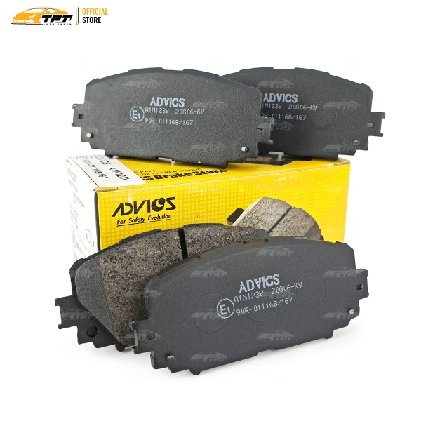 A1N123V - Bố Thắng - Má Phanh TRƯỚC Toyota VIOS VN 1.5 07- YARIS 1.0 1.5 05- ADVICS - Japan