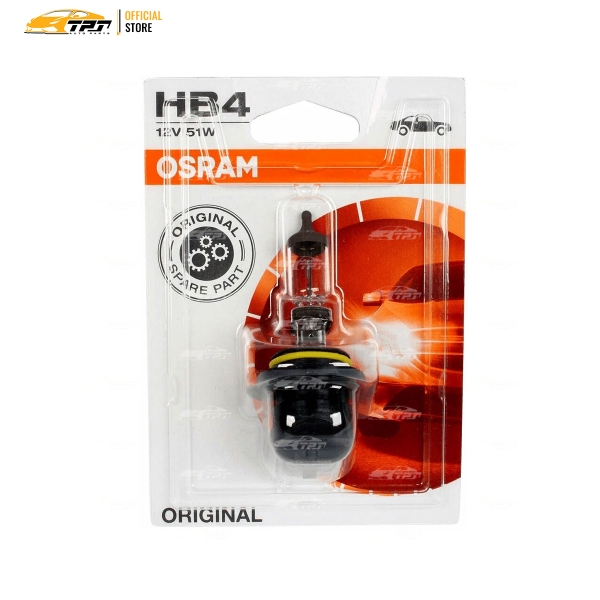 900601B Bóng Đèn Halogen Tiêu Chuẩn HB4 9006 Chân CONG [12V - 55W] Vĩ = 1c OSRAM - Germany