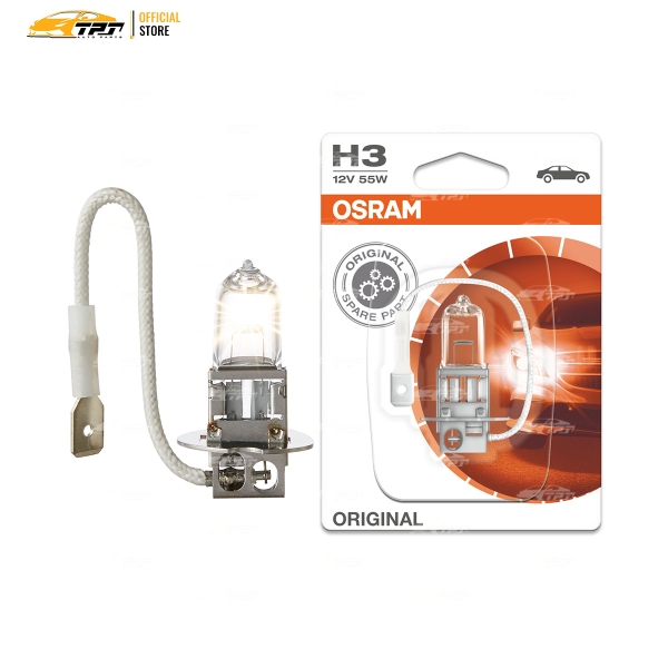 6415101B | Bóng Đèn Halogen Tiêu Chuẩn H3 [12V - 55W] (Vỉ 1 Cái) OSRAM - Germany