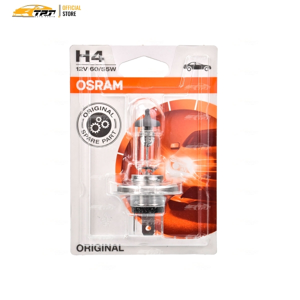 6419301B | Bóng Đèn Halogen Tiêu Chuẩn P43T H4 [12V - 60/55W] (Vỉ 1 cái) OSRAM - Germany