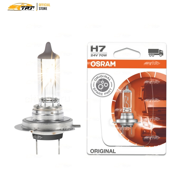 6421501B Bóng Đèn Halogen Tiêu Chuẩn H7 [24V - 70W] Vĩ = 1c OSRAM - Germany