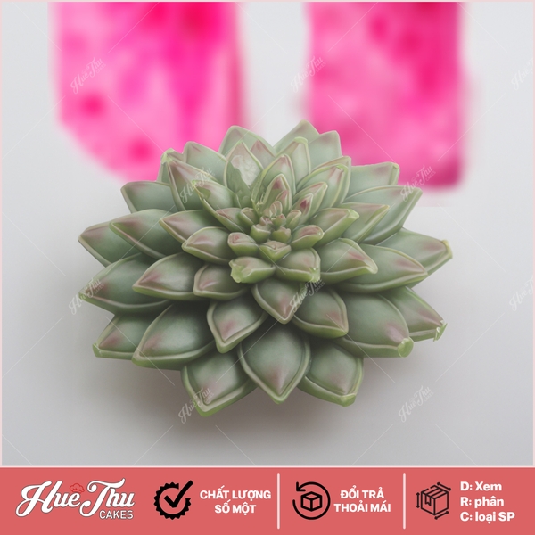 Khuôn silicon Sen Đá Phật Bà làm bánh rau câu 3D 4D nhấn xôi, fondant, socola, nến hanmade