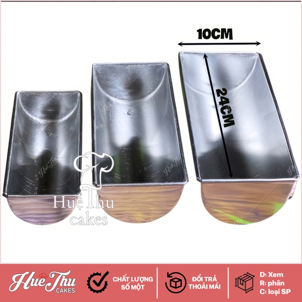 Khuôn nhôm Khúc Cây 18/20/22/24cm làm bánh rau câu, bánh nướng, bánh gato