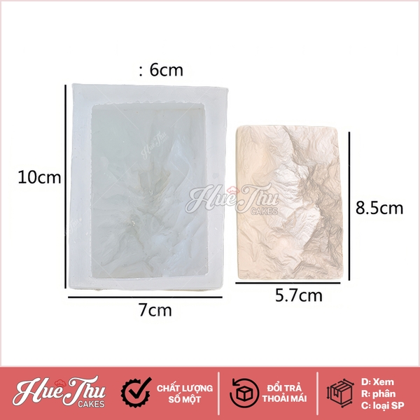 Khuôn silicon Dãy Núi Alps làm bánh rau câu 3D 4D nhấn xôi, fondant, socola, nến hanmade