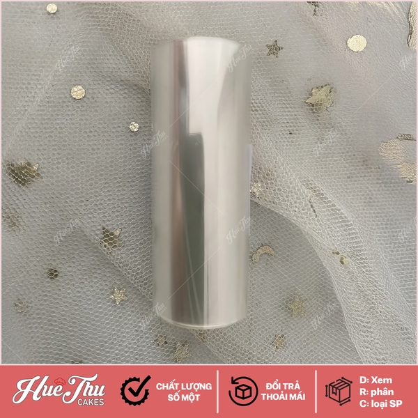 Cuộn mica viết chữ lên bánh rau câu, bánh bông lan, gato