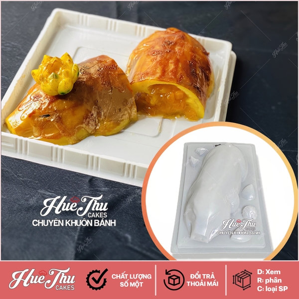 Khuôn Heo Quay làm bánh rau câu 3D 4D nhấn xôi, fondant, socola, nến hanmade