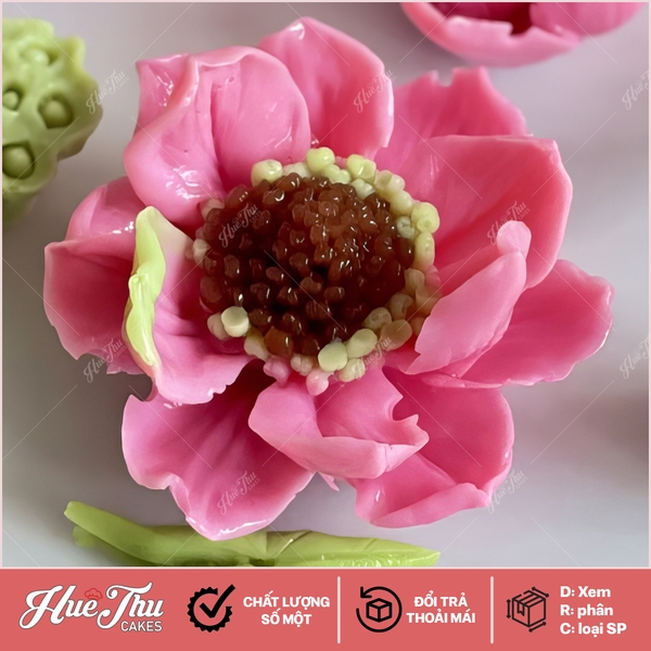 Khuôn silicon Hoa Sen A242 làm bánh rau câu 3D 4D nhấn xôi, fondant, socola, nến hanmade