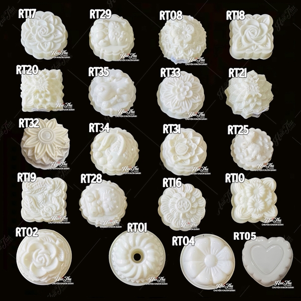 Khuôn rau câu, nhấn xôi Vĩnh Trường 250g (nhiều mẫu) dùng làm bánh rau câu trung thu, ép xôi