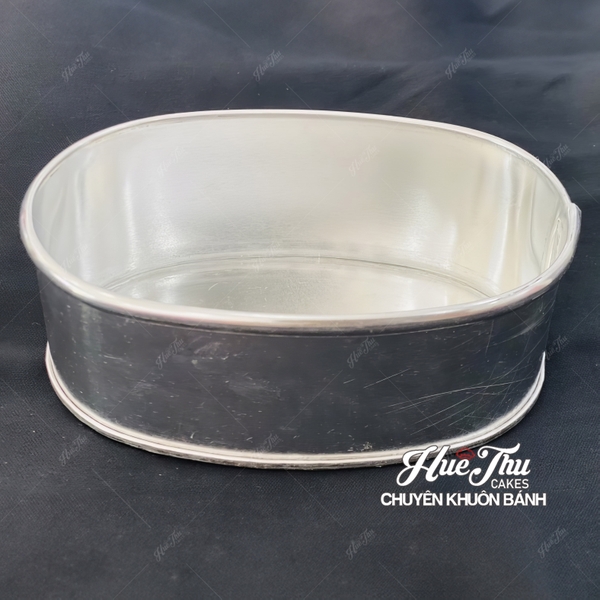Khuôn hình Oval dài 10cm / 21cm rộng 10cm dùng làm bánh rau câu, bánh gato, bánh nướng