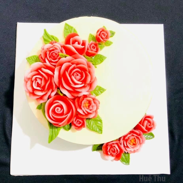 Bộ khuôn silicon Hồng Thái (8 bông) làm bánh rau câu 3D 4D nhấn xôi, fondant, socola, nến hanmade