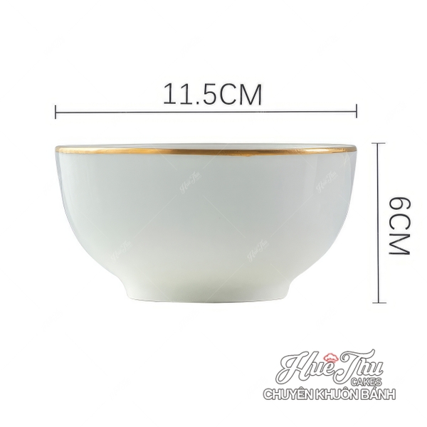 Bát Sứ Tròn 11cm (nhiều màu), Chén Sứ Tròn Decor - trang trí đồ ăn, bàn tiệc, mâm cúng