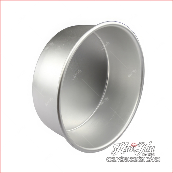 Khuôn tròn nhôm đúc liền đáy 22/24/27cm sử dụng đổ cốt bánh rau câu, bánh nướng, bánh gato