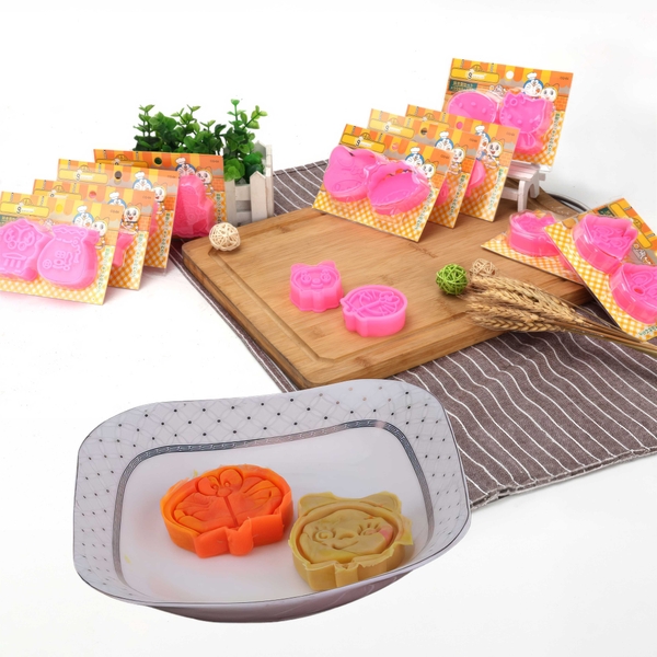 Khuôn nhấn Cutter Nhân Vật Hoạt Hình CT3 (nhiều mẫu) tạo hình bánh bao, bánh quy, bánh mì, rau câu, xôi hoa đậu