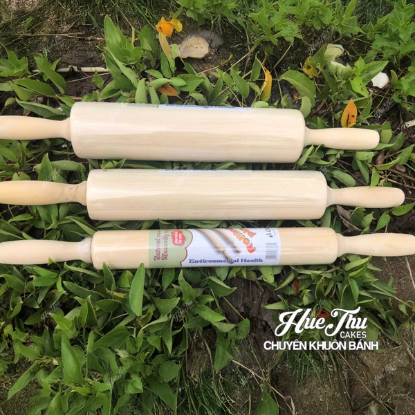 Cây cán bột / Cán lăn bột gỗ làm bánh