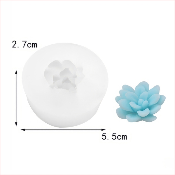 Khuôn silicon Mẫu Đơn MD1 (bộ 5 khuôn) làm bánh rau câu 3D 4D nhấn xôi, chè trôi nước, socola, nến hanmade