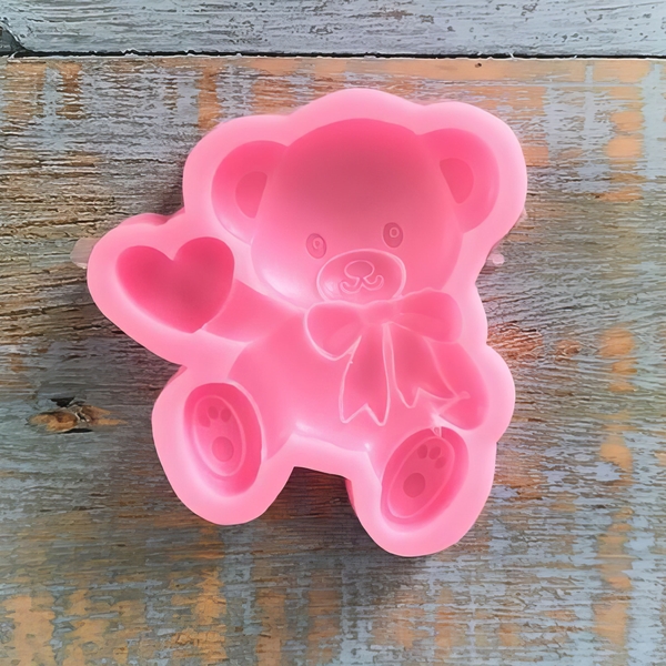 Khuôn silicon Con Gấu A69 làm bánh rau câu 3D 4D nhấn xôi, fondant, socola, nến hanmade