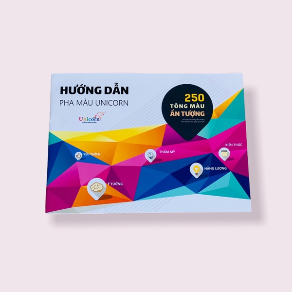 Sách hướng dẫn pha 250 tông màu ấn tượng Unicorn