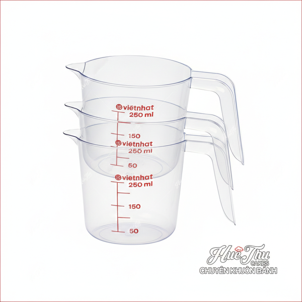 Ca đong chịu nhiệt chia vạch Việt Nhật, ly cốc đong định lượng 250/500/1000/2000/3000ml