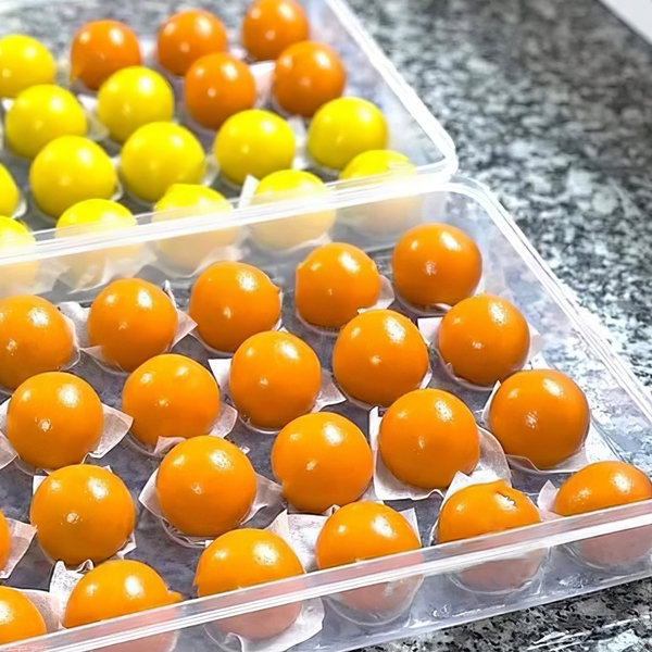 Khay Hộp Đựng Bánh Trôi, Trứng 24 Ô Có Nắp nhựa trong suốt, hộp đựng chè trôi