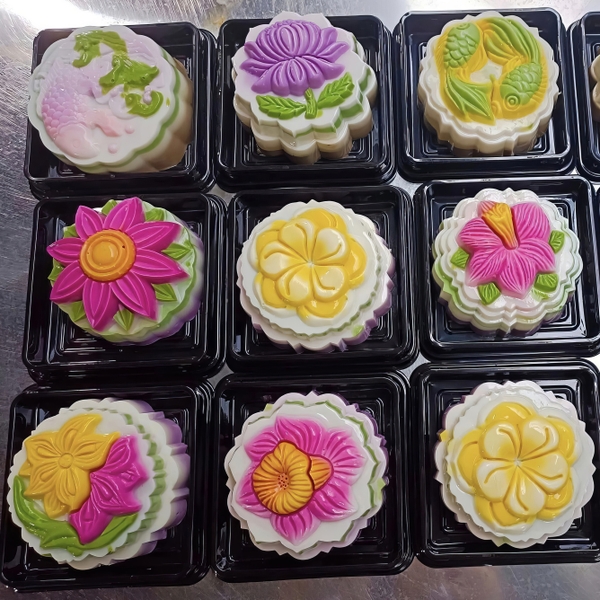 Khuôn rau câu, nhấn xôi Vĩnh Trường 250g (nhiều mẫu) dùng làm bánh rau câu trung thu, ép xôi
